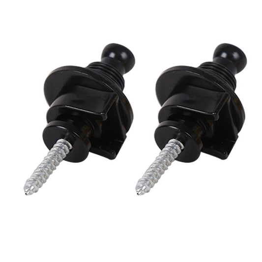 2pcs Guitar Strap Lock Skidproof StrapLock Locking Pegs Pins Metal End Guitarra