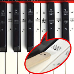 Piano Keyboard Sticker Set for 32-88 Keyboards Enhances Learning and Playing