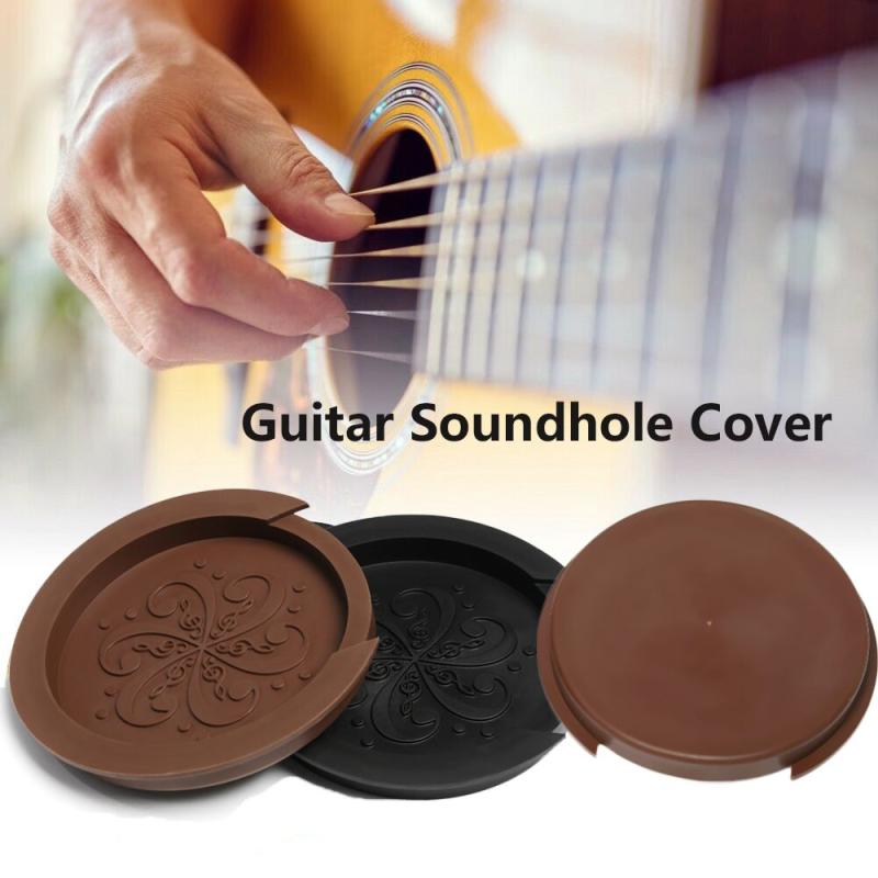 Silicone Acoustic Guitar Soundhole Cover Buffer Block Stop Plug