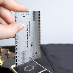 Guitar & Bass Action Ruler Stainless Steel String Gauge
