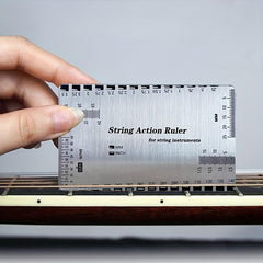 Guitar & Bass Action Ruler Stainless Steel String Gauge