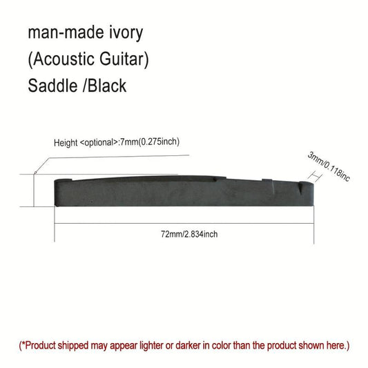 Ivory Guitar Nut&Sadlle Acoustic String Bridge Universal
