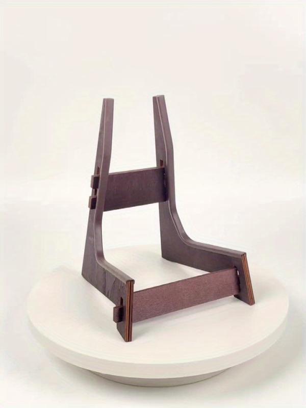 Detachable Wooden Violin Stand with Rubber Protection