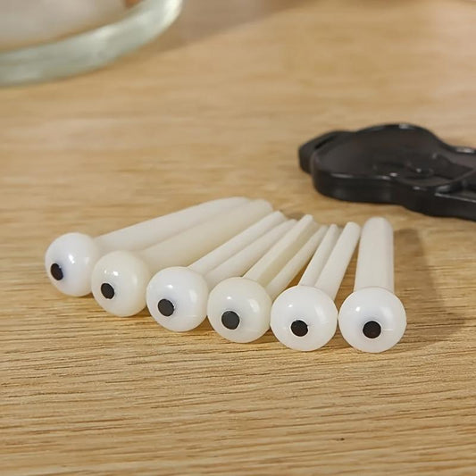 13pcs Guitar Bridge Pins Set with ABS Bass Pins & Puller