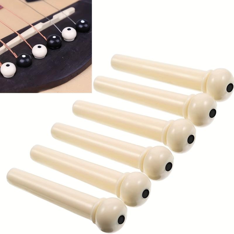 12pcs Acoustic Guitar Bridge Pins and Puller Set Easy Replacement Parts