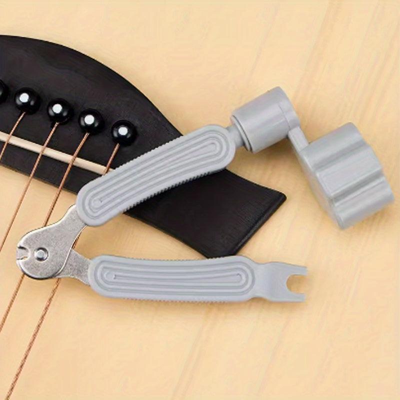 3 in 1 Guitar String Winder Peg Winder Cutter Pin Puller Tool