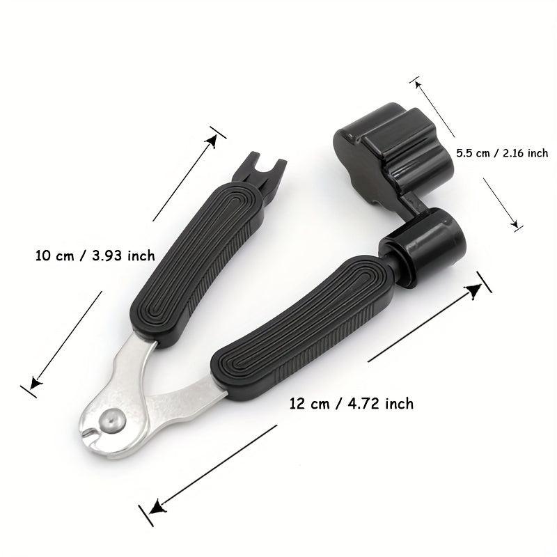 3 in 1 Guitar String Winder Peg Winder Cutter Pin Puller Tool