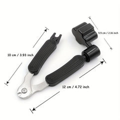 3 in 1 Guitar String Winder Peg Winder Cutter Pin Puller Tool