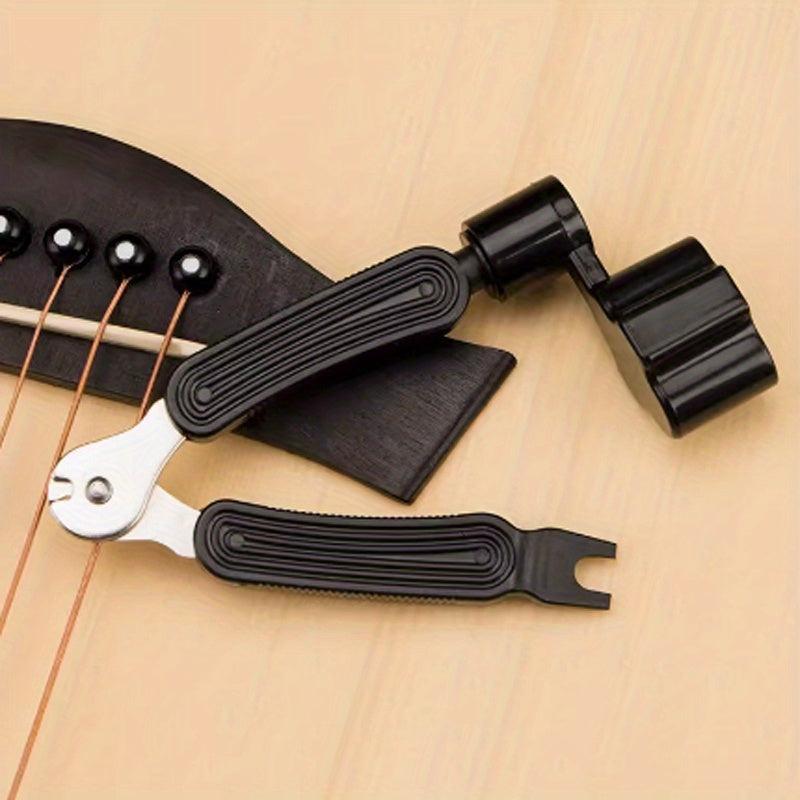 3 in 1 Guitar String Winder Peg Winder Cutter Pin Puller Tool