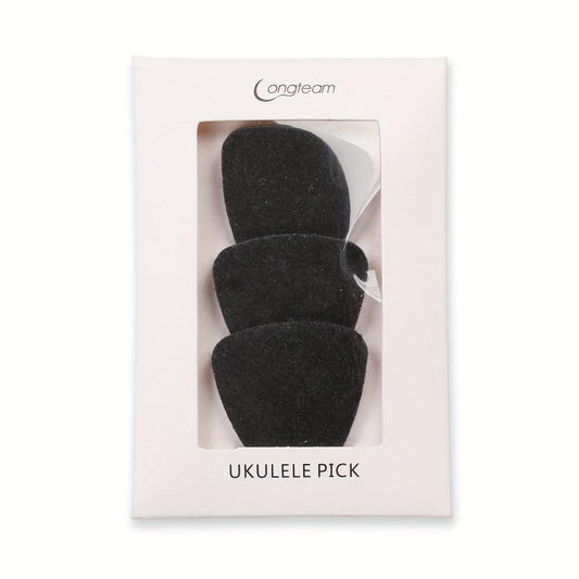 3pcs Wool Felt Ukulele Picks Soft Picks Accessories