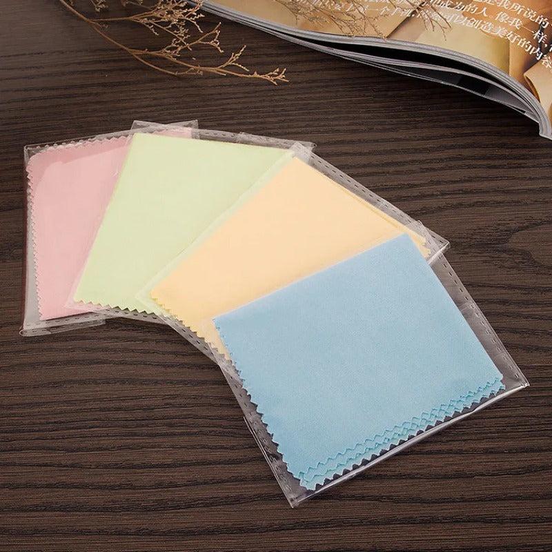 2PCS Musical Instrument Cleaning Cloth Fine Fiber Guitar Wiping Cloth