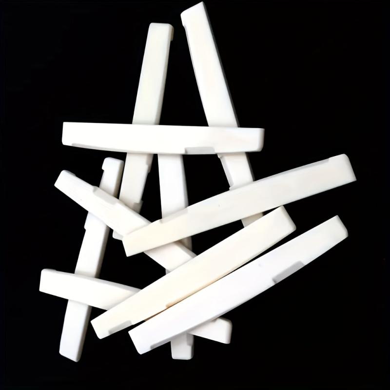 Universal Bone Bridge Saddle & Upper Lower Bone Set for Acoustic Guitar