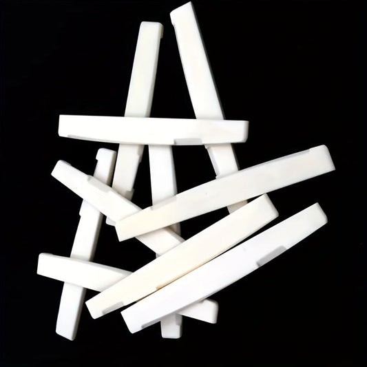 Universal Bone Bridge Saddle & Upper Lower Bone Set for Acoustic Guitar