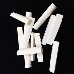 Universal Bone Bridge Saddle & Upper Lower Bone Set for Acoustic Guitar