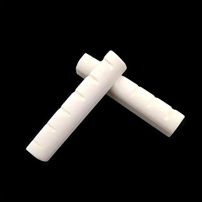 Universal Bone Bridge Saddle & Upper Lower Bone Set for Acoustic Guitar