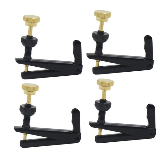 4pcs Violin Fine Tuners High 1 4 4 4 Fiddle Metal String Adjuster