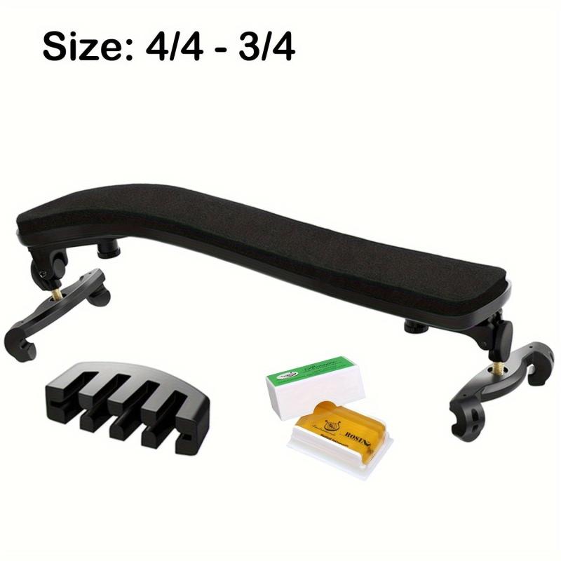 Violin Shoulder Rest 4/4 3/4 1/4 1/2 Sizes with Mute & Rosin