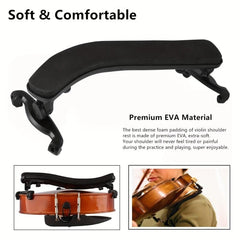 Violin Shoulder Rest 4/4 3/4 1/4 1/2 Sizes with Mute & Rosin