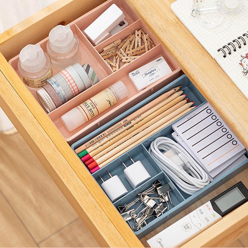 Desk Drawer Organizer Sundries Storage Box Cosmetics Makeup Home Office Divider