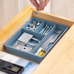Desk Drawer Organizer Sundries Storage Box Cosmetics Makeup Home Office Divider