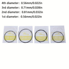 4pcs U101 Ukulele Strings Nylon Replacement Strings Nylon Strings