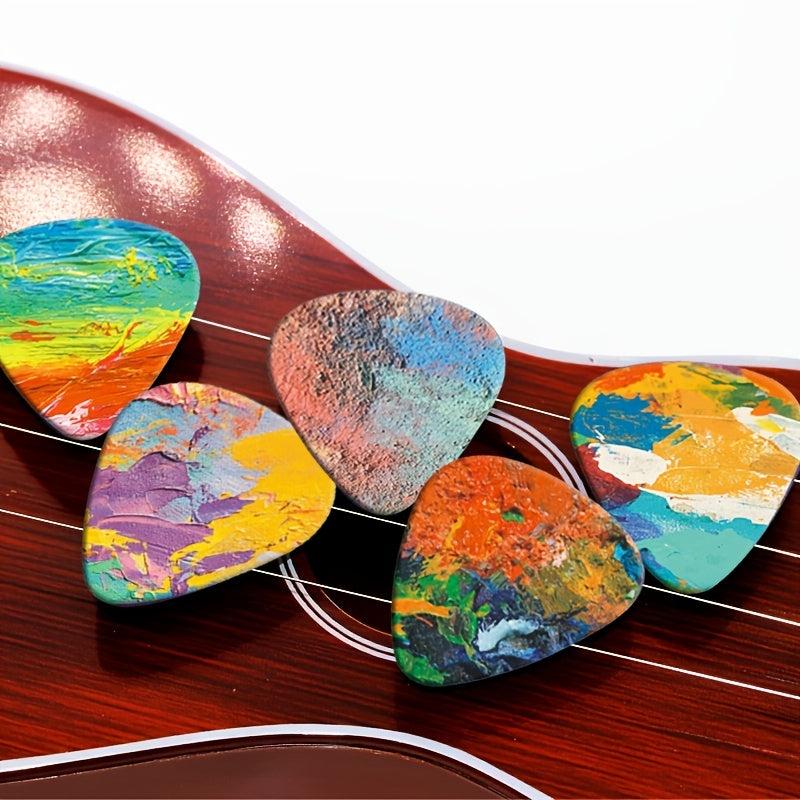 10pc Colorful Guitar Picks for Ukulele & Instruments