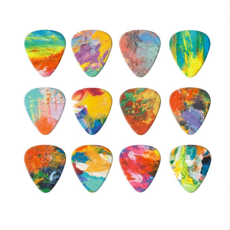 10pc Colorful Guitar Picks for Ukulele & Instruments