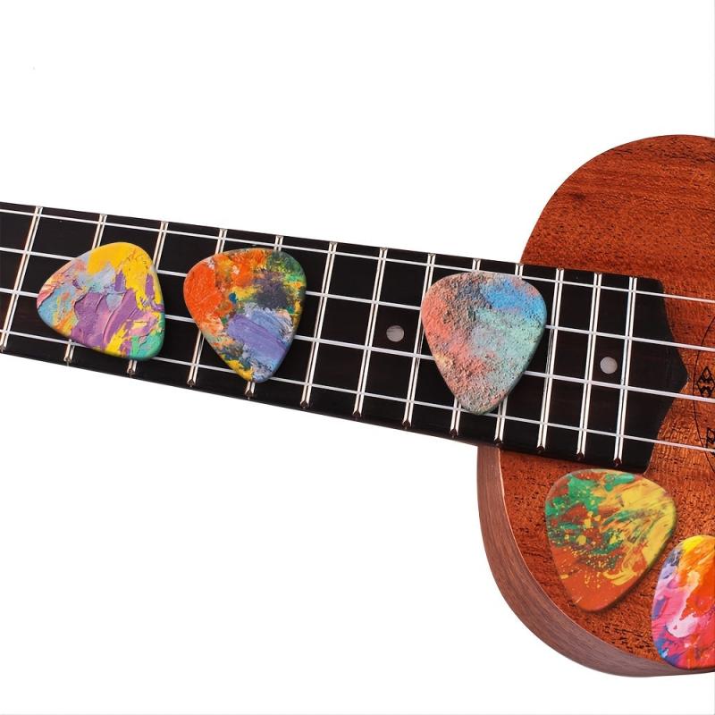 10pc Colorful Guitar Picks for Ukulele & Instruments