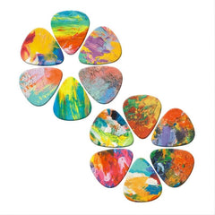 10pc Colorful Guitar Picks for Ukulele & Instruments