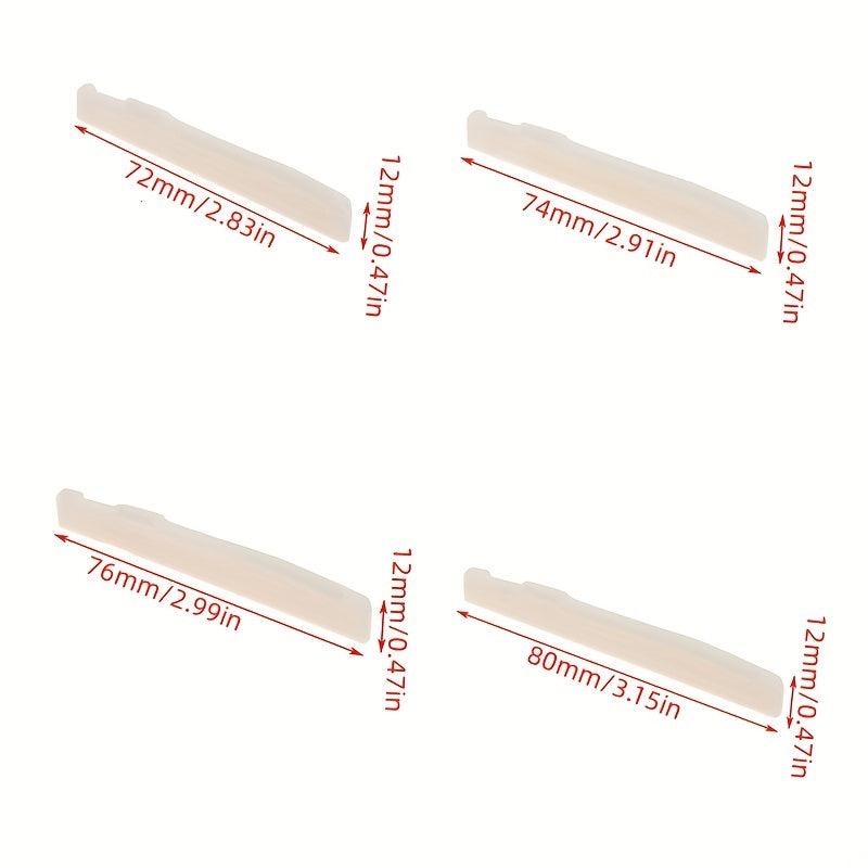 Bone Bridge Saddle for Acoustic Guitar 72-80MM