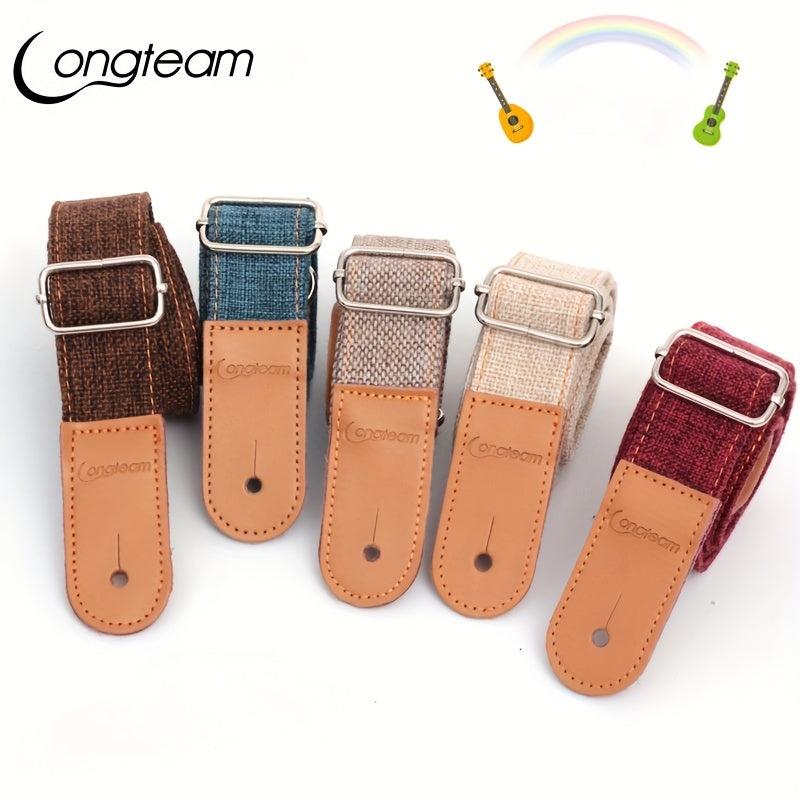 Ukulele Straps Linen Fabric Straps Tail Nail Strap