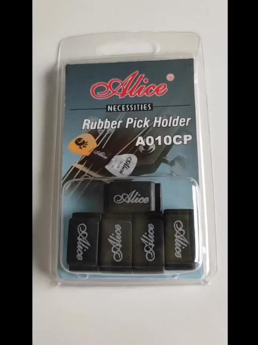Rubber Pick Holder for Guitarists and Bass Players