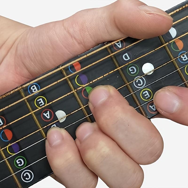 Guitar Fretboard Notes Map Labels Sticker For Guitarra
