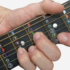 Guitar Fretboard Notes Map Labels Sticker For Guitarra
