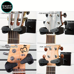 SWIFF U2 B Gravity Self Locking Guitar Hanger Metal Groove Plate