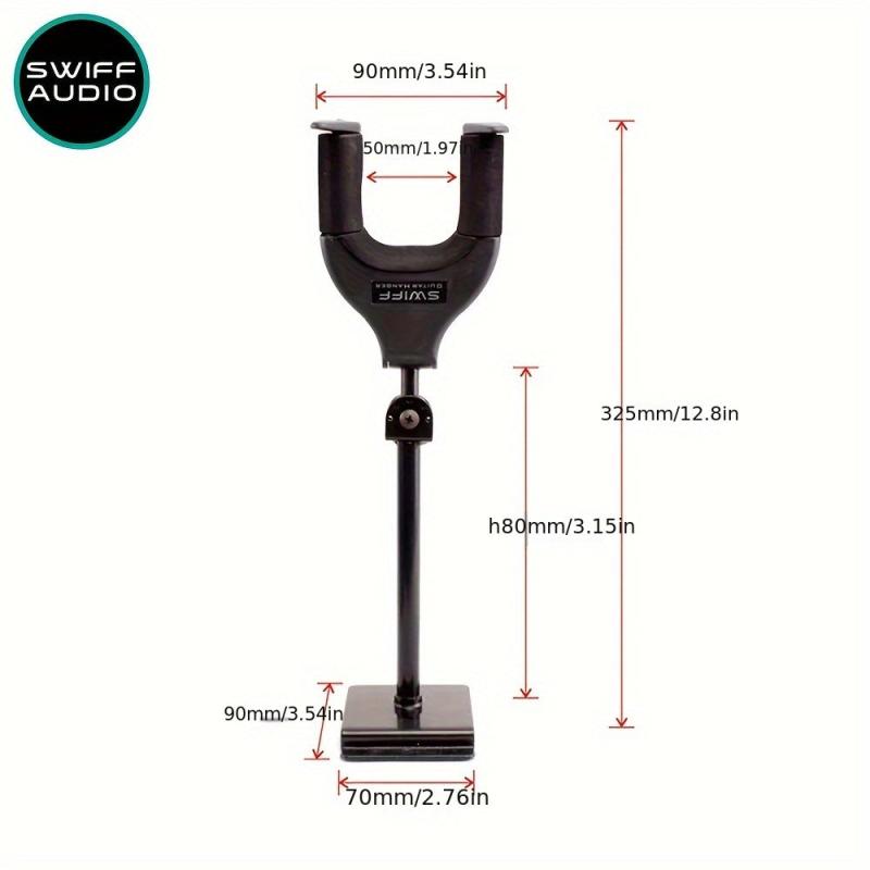 SWIFF U2 B Gravity Self Locking Guitar Hanger Metal Groove Plate