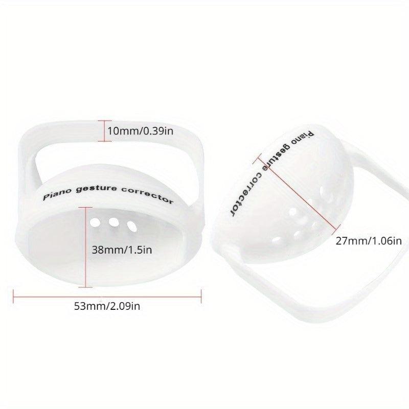 2pcs Tremolo Wearable Piano Hand Corrector Silicone Piano Hand Orthotic Device