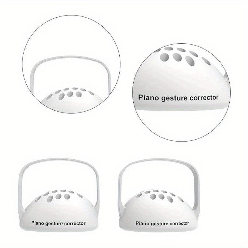 2pcs Tremolo Wearable Piano Hand Corrector Silicone Piano Hand Orthotic Device