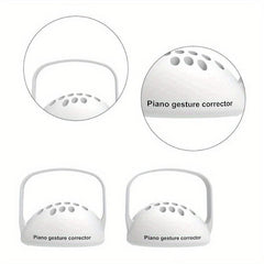2pcs Tremolo Wearable Piano Hand Corrector Silicone Piano Hand Orthotic Device