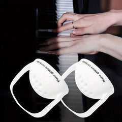 2pcs Tremolo Wearable Piano Hand Corrector Silicone Piano Hand Orthotic Device