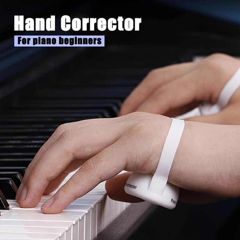2pcs Tremolo Wearable Piano Hand Corrector Silicone Piano Hand Orthotic Device