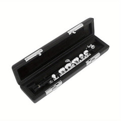 16 Hole Short Flute Storage Leather Box Empty Box