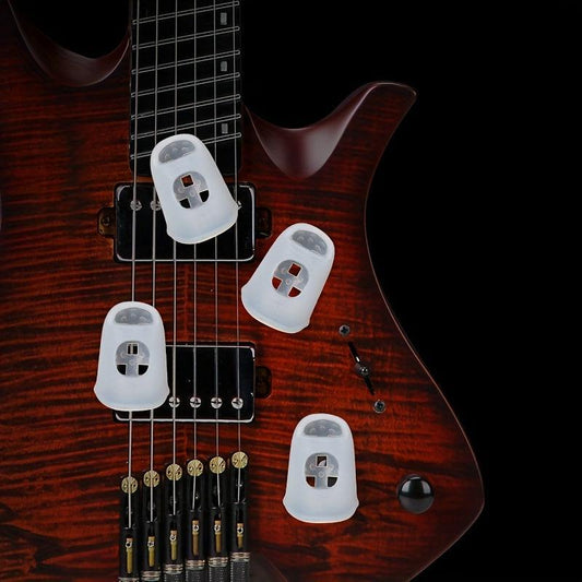 12pcs Guitar Fingertip Protectors Thumb Holders for Strings Comfortable Covers