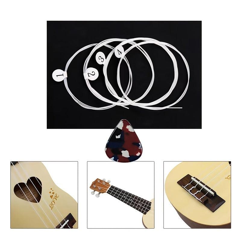 Ukulele Strings Set, Random Colors, 21/23/26 inch Pianos