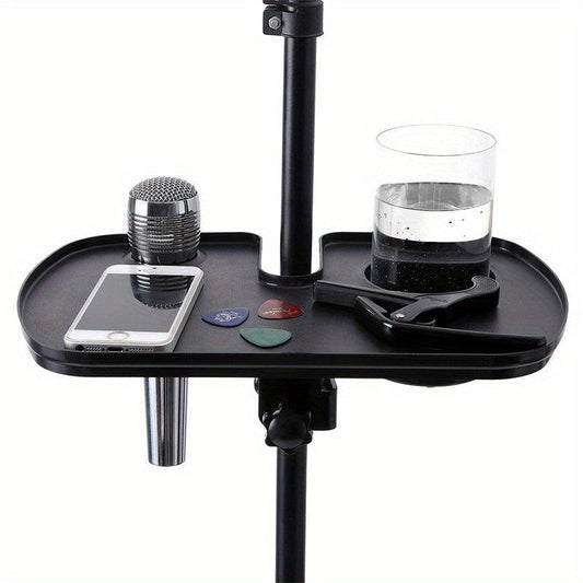Microphone Stand Tray for Streaming & Recording