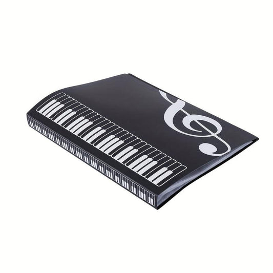 A4 Sheet Music Folder, 40 Pages, Large Capacity