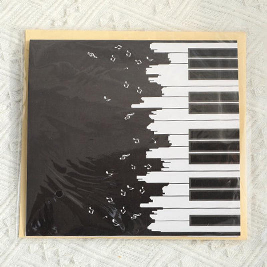 Hand Carved 3D Piano Greeting Card for Birthdays Graduations Holidays