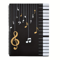 Waterproof A4 Music Folder, 60 Sleeves, Double Sided, Piano Music Holder, Gift