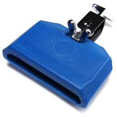 Red Plastic Percussion Block and Cowbell Drum Instrument
