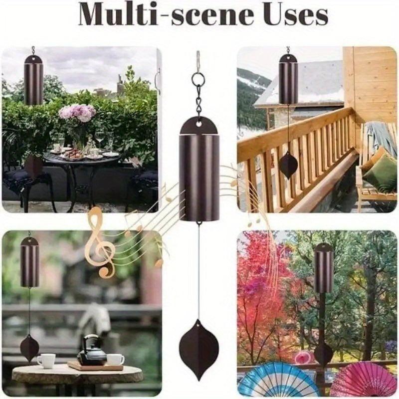 Rustic Farmhouse Wind Chimes Outdoor Bell Decor